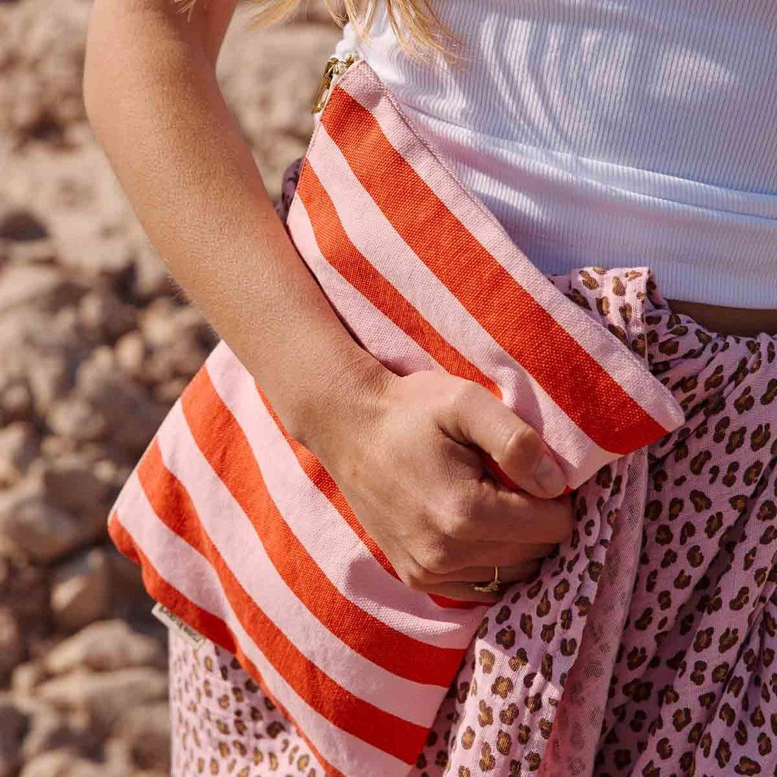 Lili Pouch Tomato/Pink