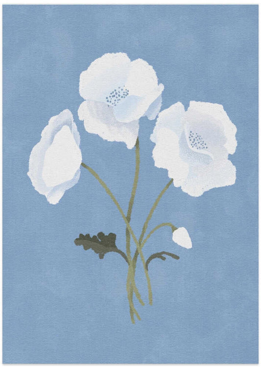 White on Blue