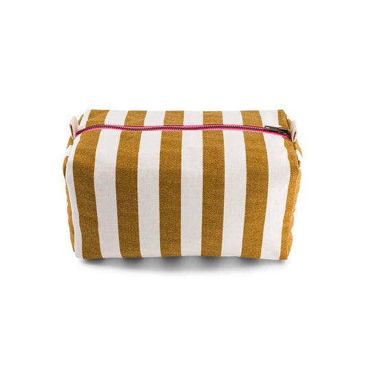 Toalettmappe Stripes Caramel