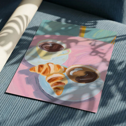 Coffee Croissants 30x40