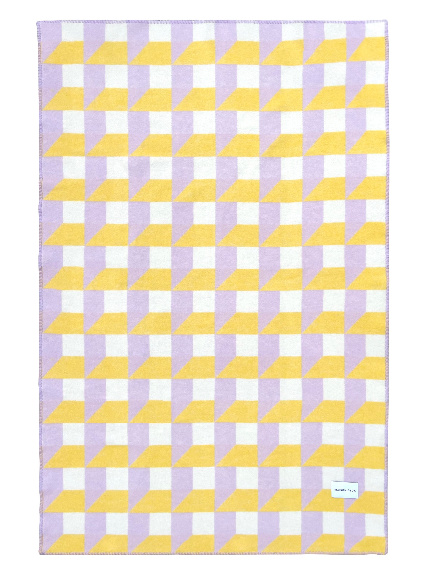 Cubics Blanket Lilac Sun