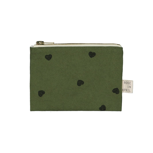 Marie Purse Heart Khaki