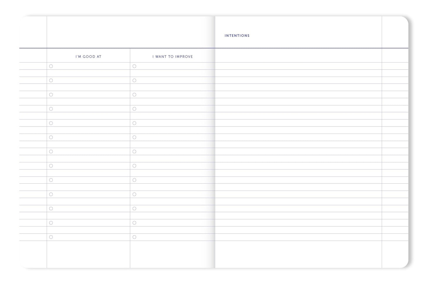 Undated Planner Agenda