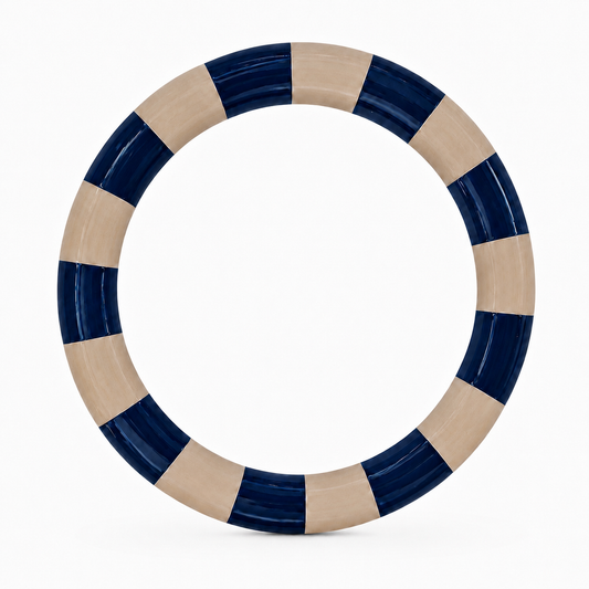 Stripe Bracelet Cobalt Clay