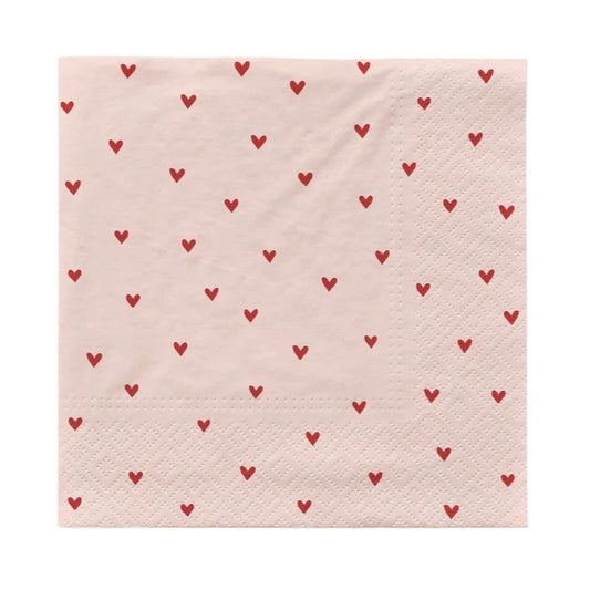 Servietter Hjerter