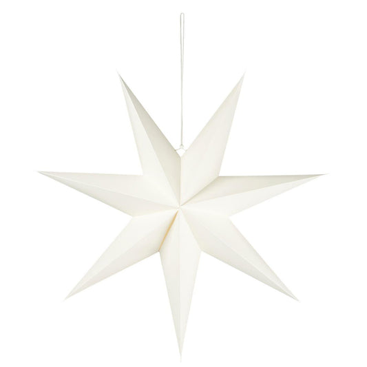 Stjerne 60 cm Hvit
