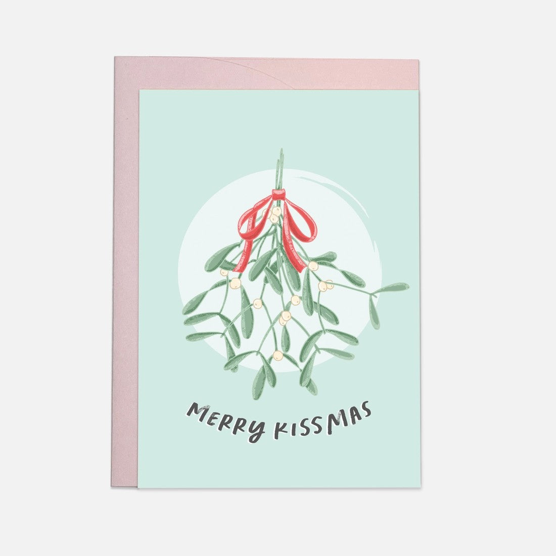 Kissmas Greeting Card