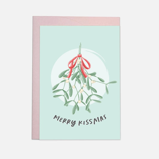 Kissmas Greeting Card
