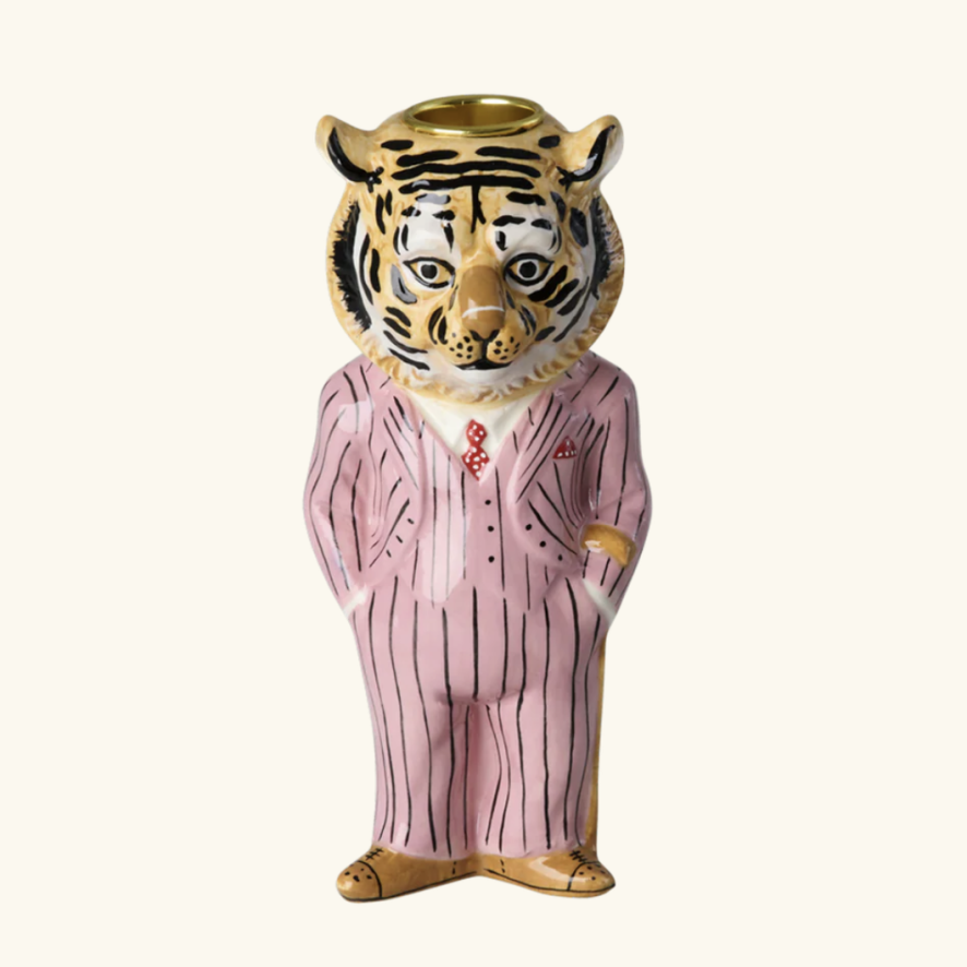 Candleholder Pink Tiger