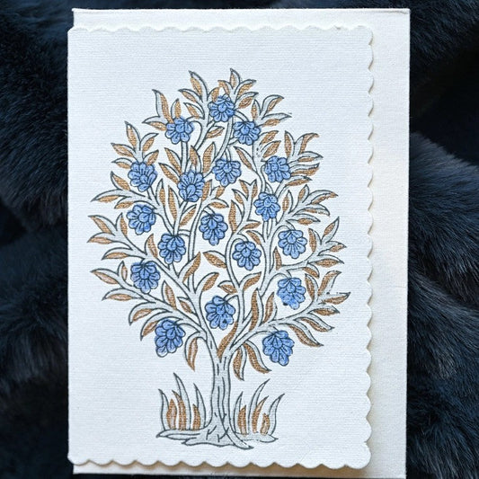 Mogra Periwinkle Greeting Card