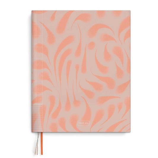 Notebook Orange waves