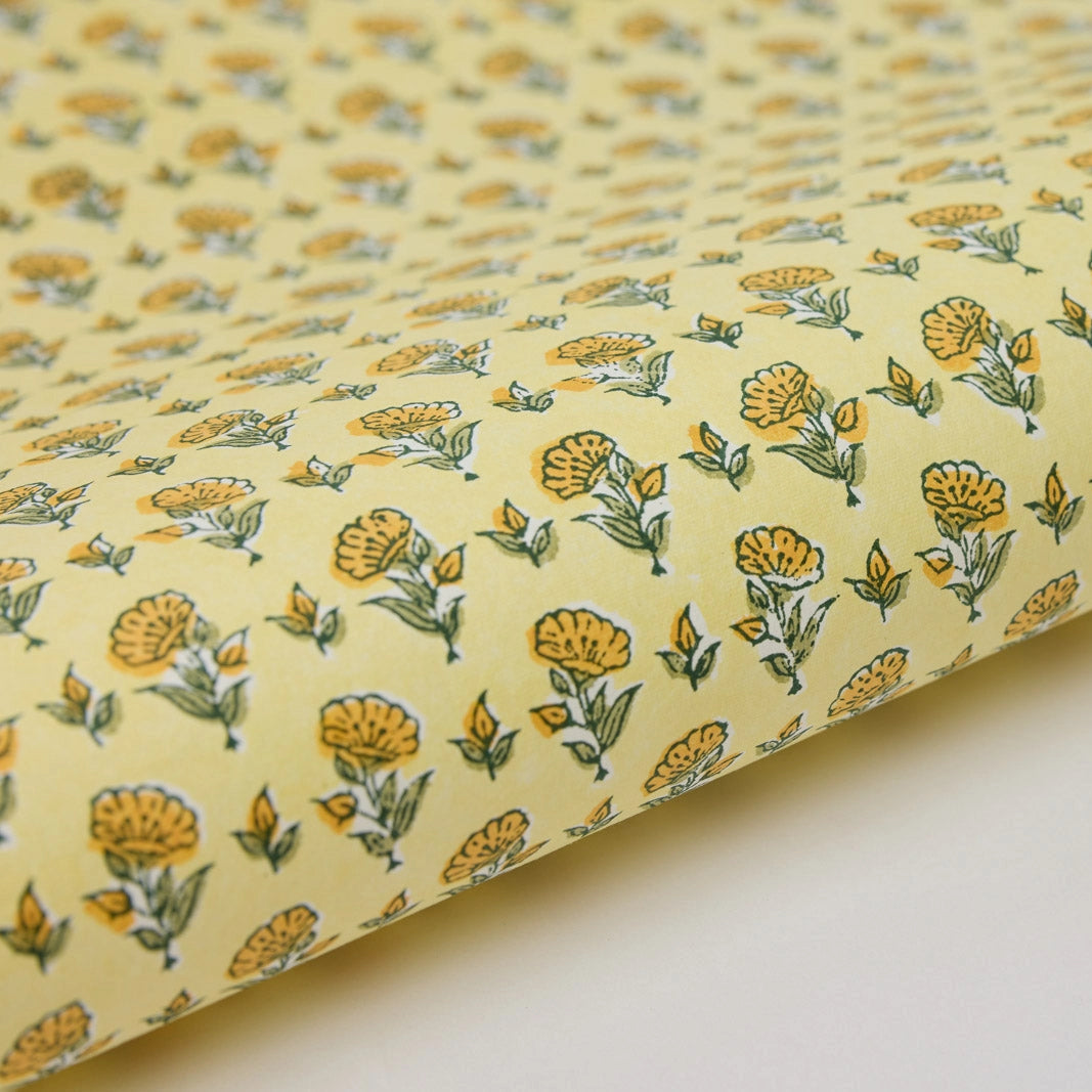 Ditsy Floral Sunshine Wrapping Paper