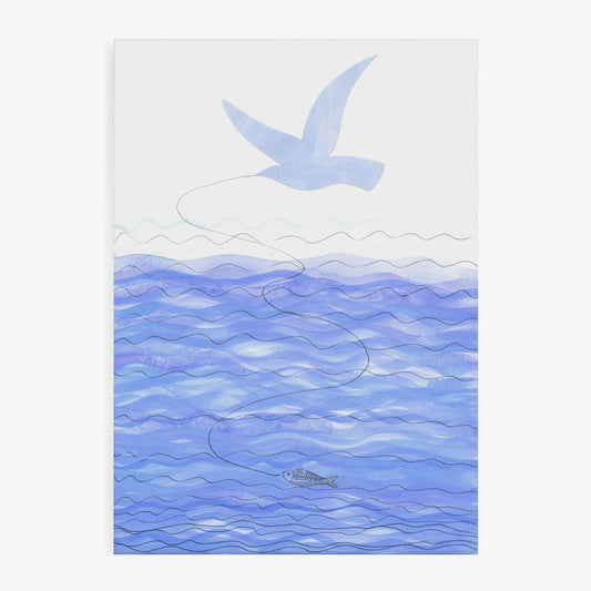 Seabird & Fish 30x40