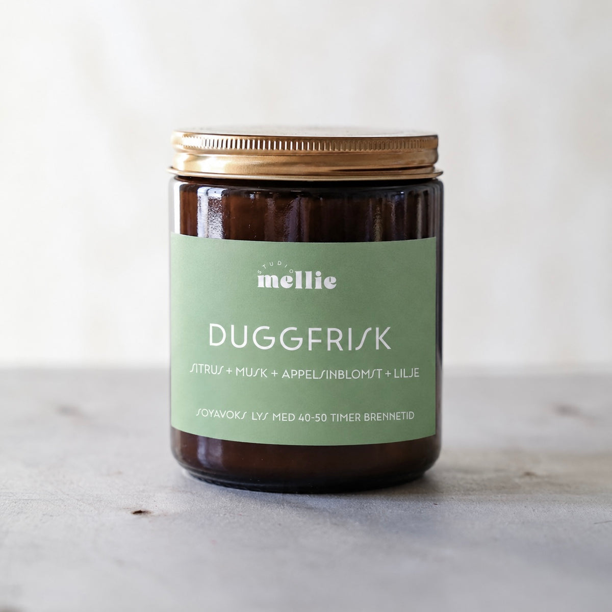 Duggfrisk duftlys stort