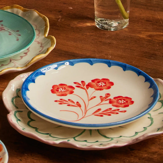 Plate Vintage Flower