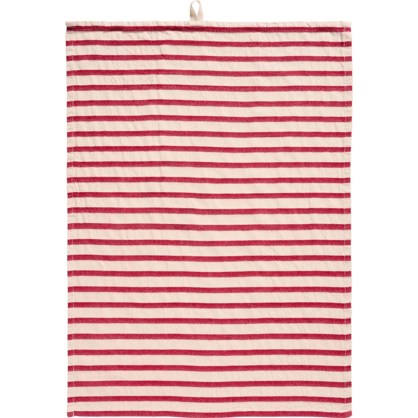 Kjøkkenhåndkle Røde striper