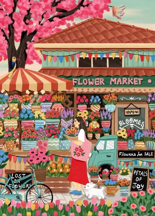 Flower Market 1500 brikker