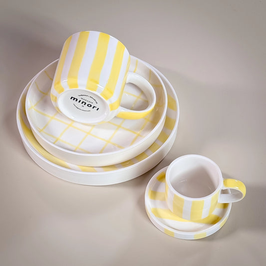 Cup Stripes Yellow