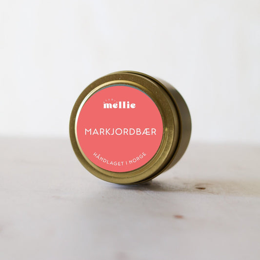 Markjordbær duftlys lite