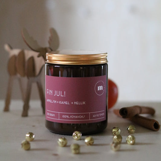 FIN JUL duftlys stort