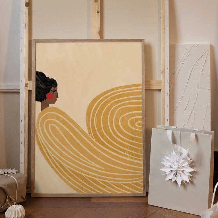 The Woman with the Yellow Stripes