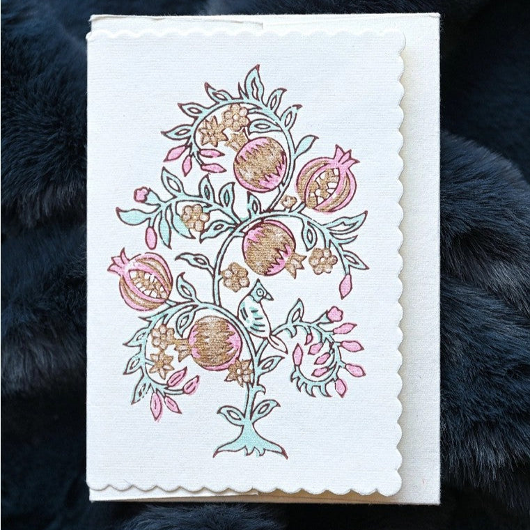 Aanar Mint Rose Greeting Card