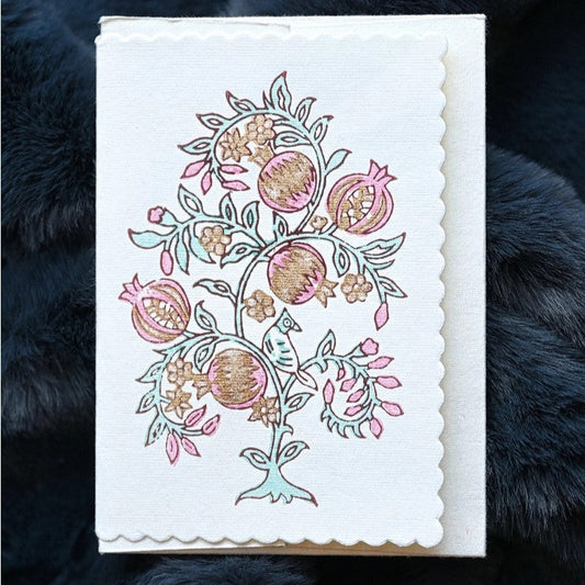 Aanar Mint Rose Greeting Card
