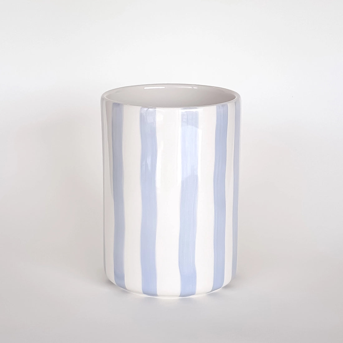 Vase Stripes Azzurro