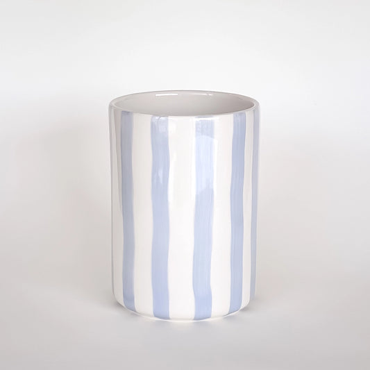 Vase Stripes Azzurro