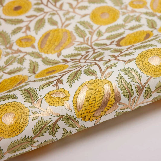 Marigold Sunshine Wrapping Paper