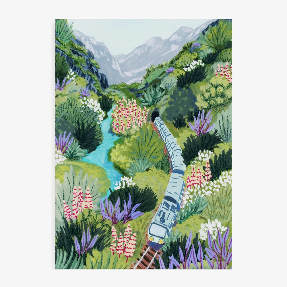 Mountain Valley Train 30x40