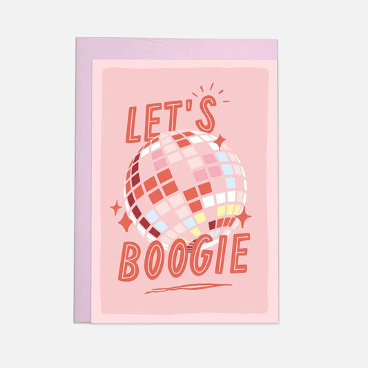 Let's Boogie Greeting Card