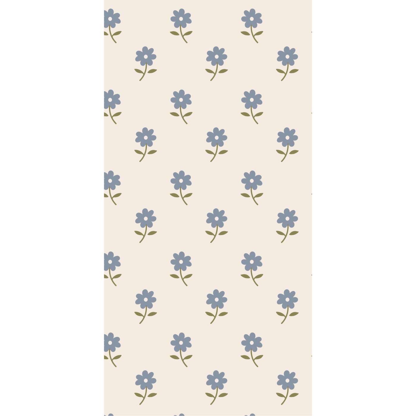 Servietter Blå blomster
