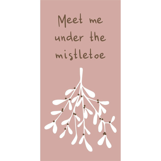 Servietter Misteltoe Rosa