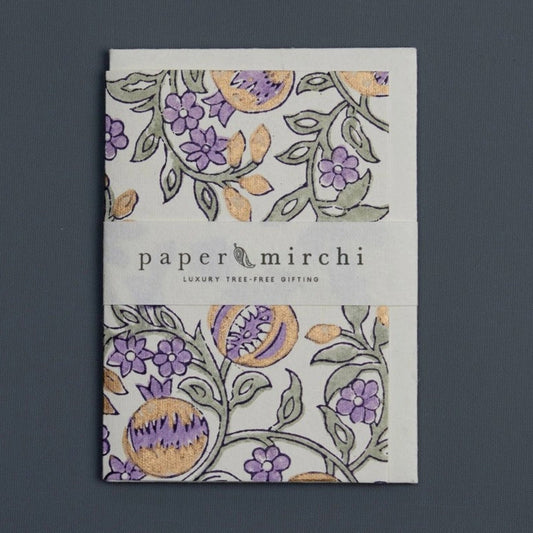 Pomegranate Lavender Greeting Card