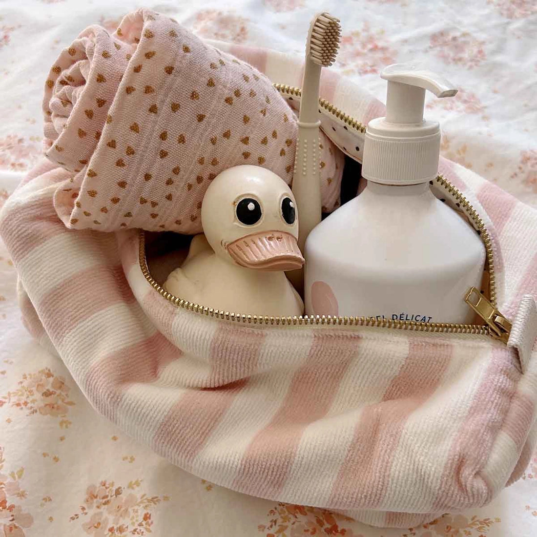 Toalettmappe Terry Light Pink