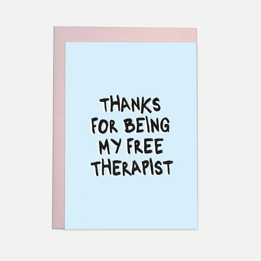 Free Therapist Greeting Card