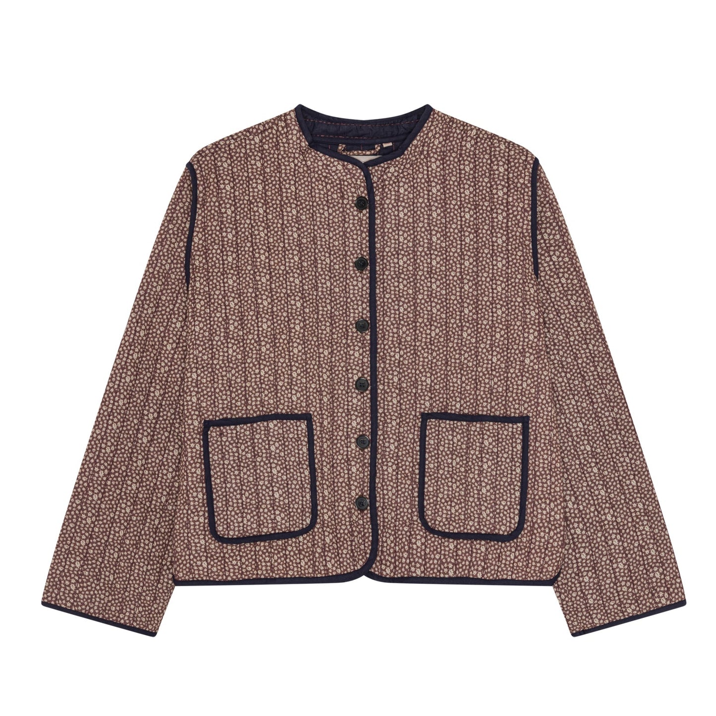 Autumn Leaf China Jacket Burgundy