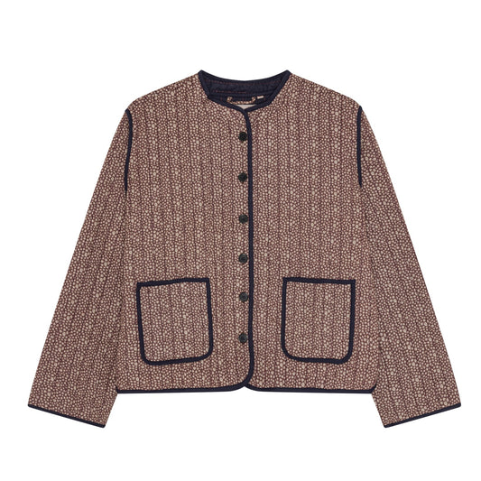 Autumn Leaf China Jacket Burgundy