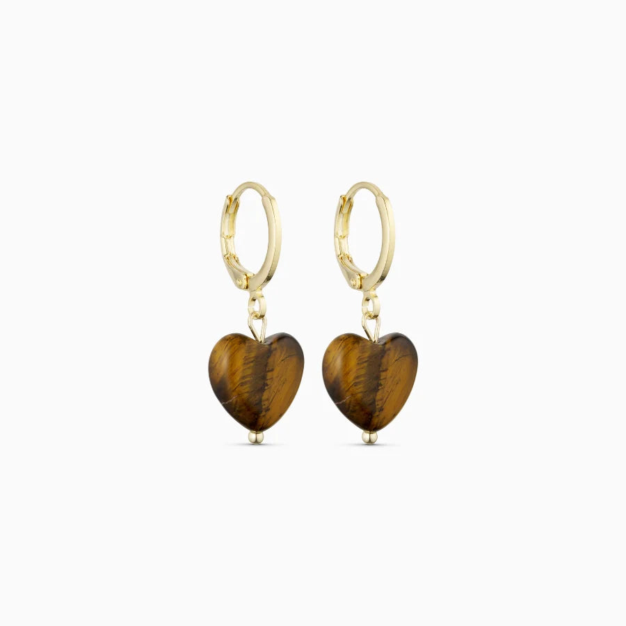 Alma Tiger Eye Earrings
