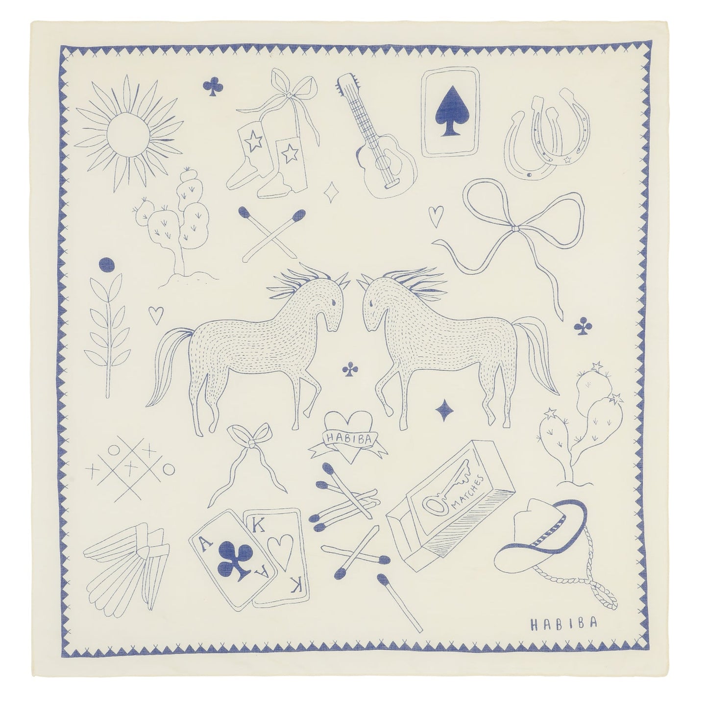 Polly Solo Bandana Japan Blue