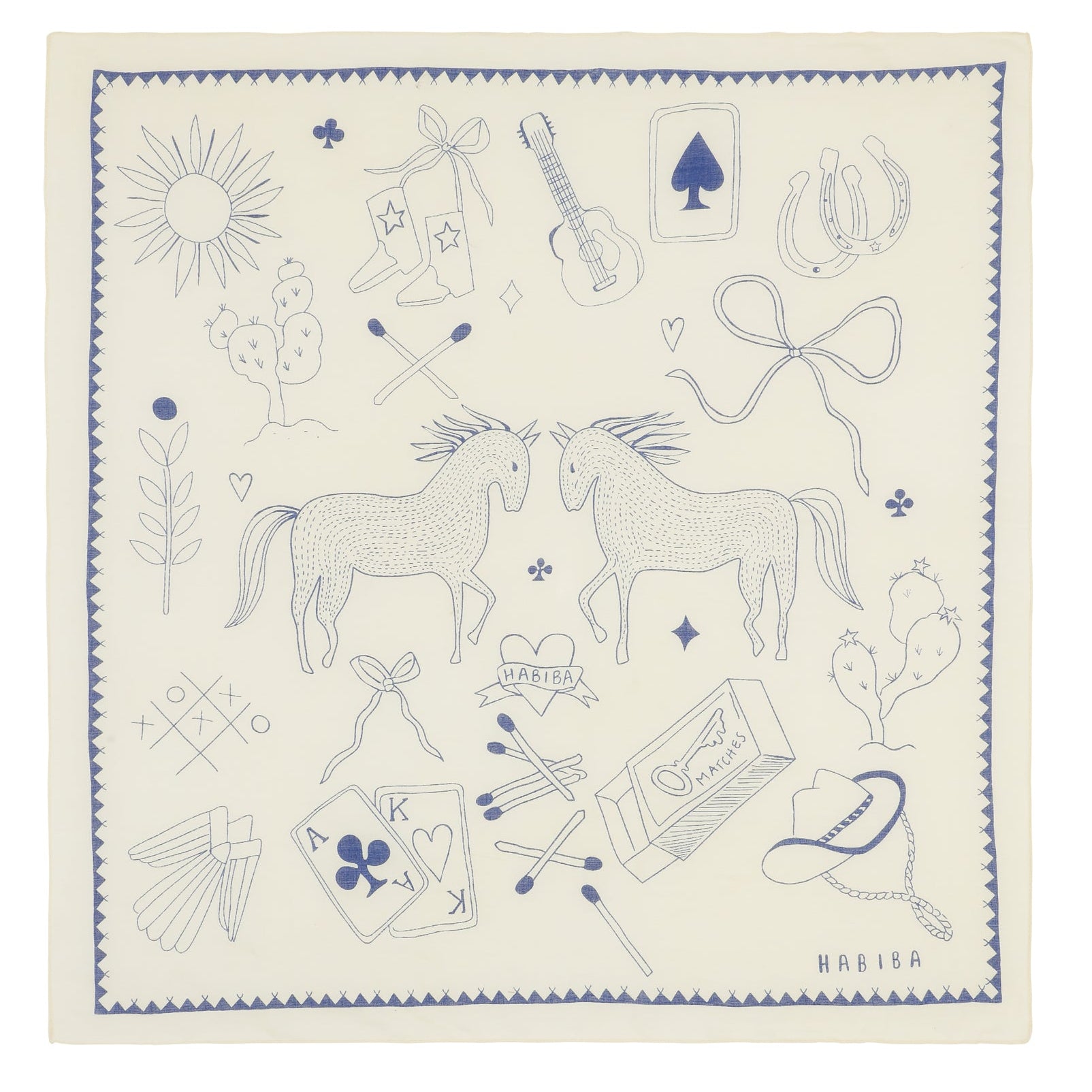 Polly Solo Bandana Japan Blue