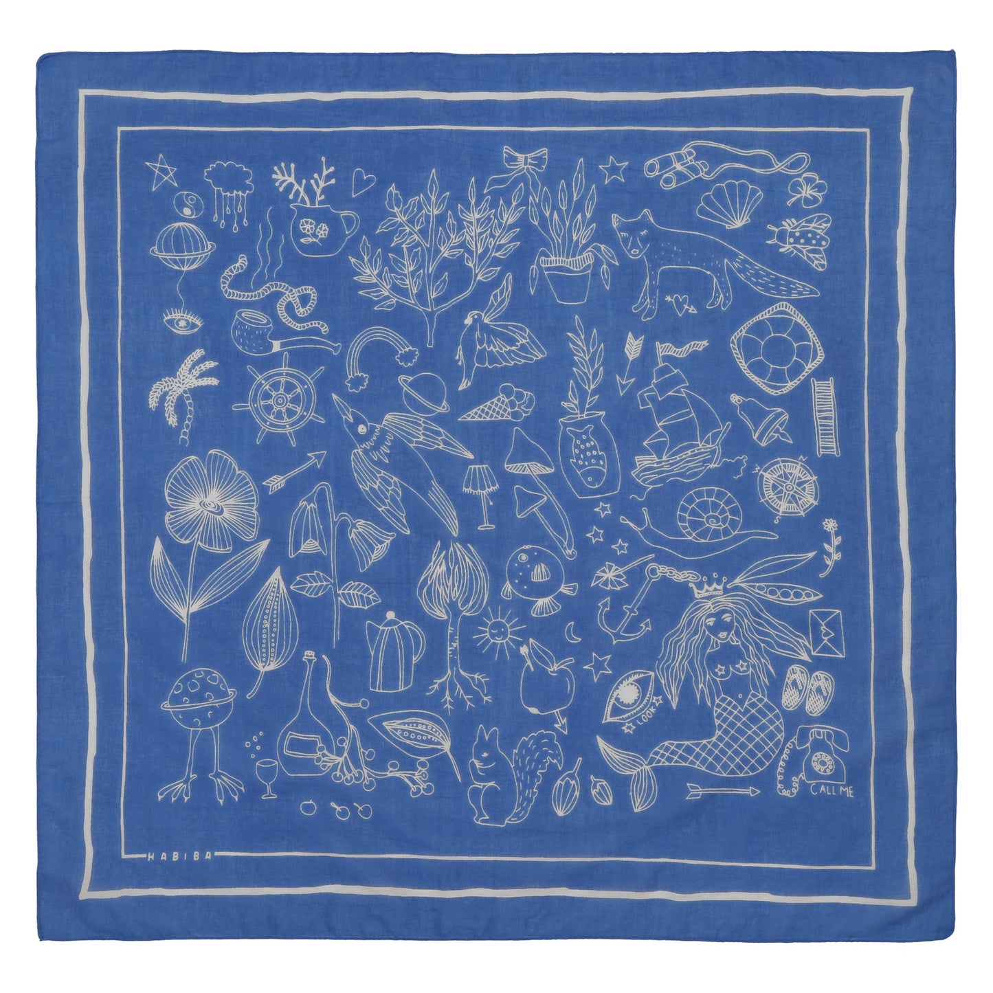 Vanessa Bandana Japan Blue