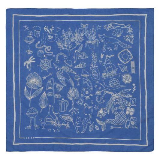 Vanessa Bandana Japan Blue