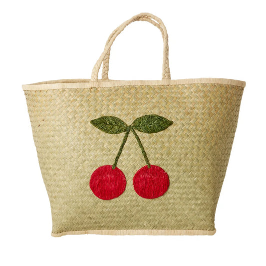 Raffia Bag Big Cherry