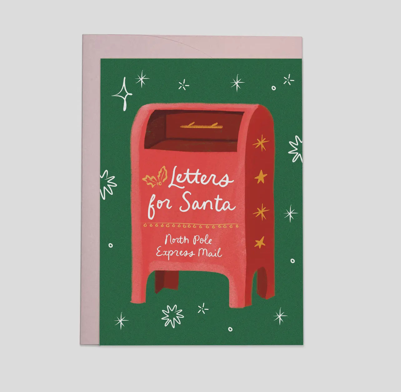 Christmas Mailbox Greeting Card