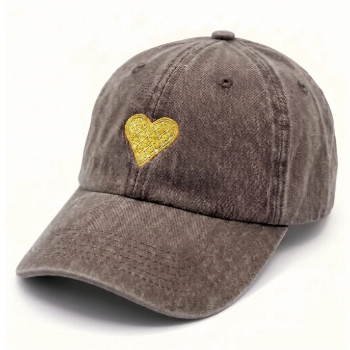 Caps Vaffelhjerte Brun