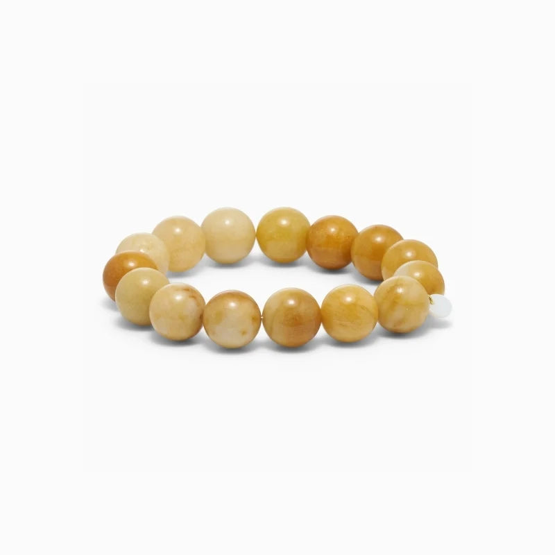 Chunky Orange Aventurine Stretch Bracelet
