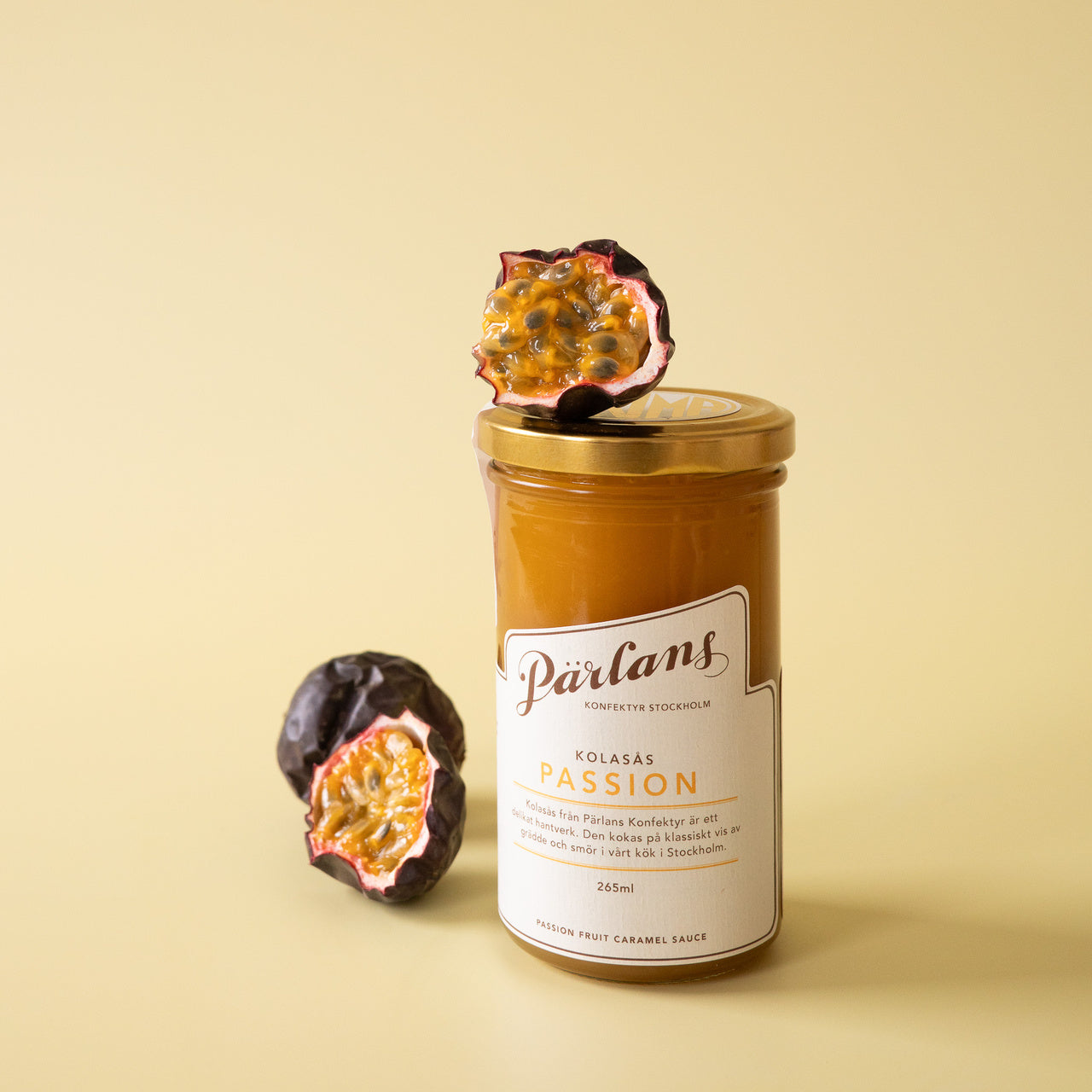 Karamellsaus Pasjonsfrukt