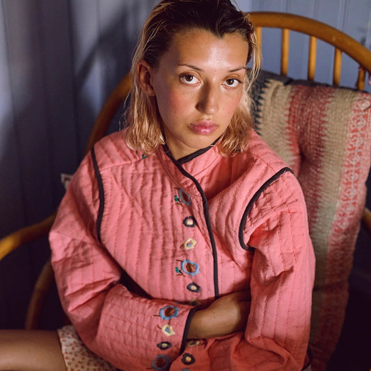 Flora China Jacket Berry
